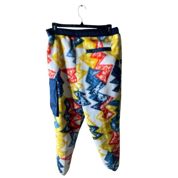 Jordan Fleece Pant Mens Size L Geometric Standard Fit Jumpman Comfy Cozy Pull On - Picture 7 of 16